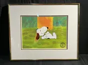 Framed Peanuts animation Cel ~ Serigraph ~ Snoopy The Musical ~ Limited Edition — Little Giant Comics & Collectibles