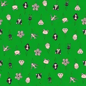 1 800 Notion Thread Charms Novelty Retro Vintage Sewing Notions Needle Deep Verdant