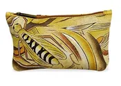 Cosmetic case (large) made from genuine leather