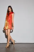 Metallic Shift Dress