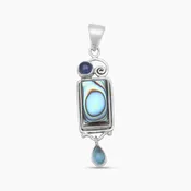 925 Silver Abalone Shell Pendants