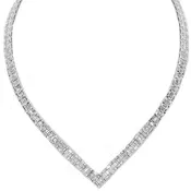 Baguette Diamond Necklace