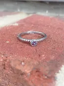 Alexandrite Stacking Ring — Capone's Jewelry