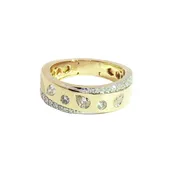 14K Mixed Shape Diamond Band