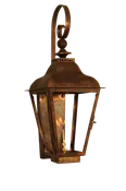 Breckenridge Copper Gas Lantern - Wall Mount