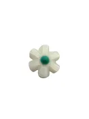 10mm Teal flower Mother Of Pearl, SKU#M4670