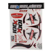 100X Helmets 100 X PBR Sticker Set