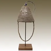 Mukuba (Hat), Bwami Society, Lega Culture, Democratic Republic of Congo — Morgan Oakes Gallery