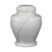 Carpel Antique White Adult Urn