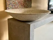 Coquina Textured Round Bowl – Grande