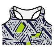 Neo-Tribal Pulse Sports Bra