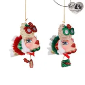 Goodwill Kissing fish ornaments Christmas Couture set of 2