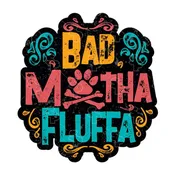 Bad Motha Fluffa - Sticker - Small