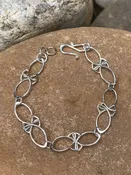 Sterling Silver Rocket Ship Bracelet