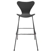 Arne Jacobsen Armless Stool (Gray Woodgrain)
