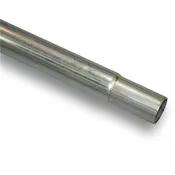 2″ x 10′ Galvanized Steel Roll Tube for Tarp Systems Swedged End