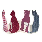 Calico Accordion Cat Card | Cambridge Imprint