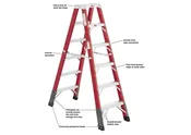10′ Fiberglass Double-Sided Stepladder