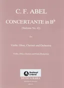 Abel, Carl-Friedrich % Concertante in Bb Major-OB/CL/VLN/PN