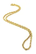 24'' Gold Rope Chain Necklace 2.5mm
