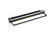 12G+ BNC Coaxial Bulkhead Patch Panel, 1x16, 1 RU