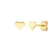14k Heart Studs
