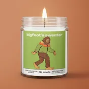 "Bigfoot's Sweater" Musk, Cedarwood, and Citrus - 5oz Soy Candle
