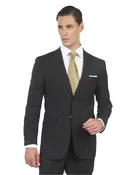 Mantoni Super 140 Wool Suit- Traditional Navy 40901-2B New Navy