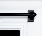 Magne Rod®Magnetic Cafe Rods in Matte Black No Returns