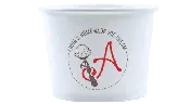 12oz Custom Printed White Paper Dessert/Soup Cups