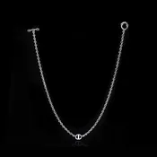 10MM Single Station Necklace 16"