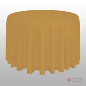 120" Round Table Cover, Gold