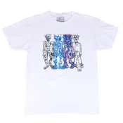 303 Boards - 303 X Blob "Provoked" Tee (Moss Stonewash/White) *SALE