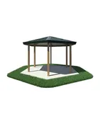 16′ Hexagonal | Steel Frame Shelter