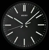 11.5" Seiko Landon Black Wall Clock