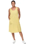 Dawson Womens Dress in Goldfish Checks