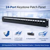 24-Port Keystone Patch Panel solutions in Tennessee — CCI | Computer Support