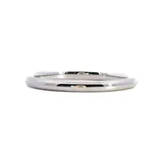 14K White Gold Classic Wedding Band