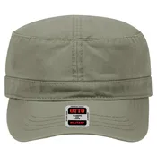 109-791 Superior Garment Washed Cotton Twill Military Style Caps