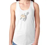 Halloween Womens Pumpkin Fox T-shirt 886