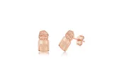 BFF Rose Gold Plated Girl's Stud Earrings