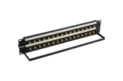 12G+ BNC Coaxial Bulkhead Patch Panel, 2x16, 2 RU