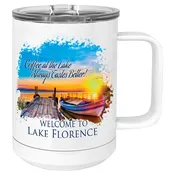 Personalized 15oz Stainless Steel Mug