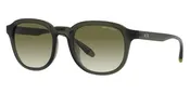 Armani Exchange Men's 54mm Shiny Transparent Green Sunglasses AX4129SU-83418E-54