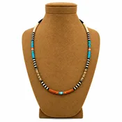 Gerard & Mary Calabaza Multicolor Heishi 18" Necklace