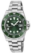 4A512UVV Men's Haurex Italy Barracuda Green Sunray Dial Watch