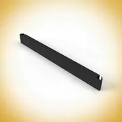 Black Kickplate for Gondola Base – 24″ Length