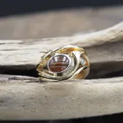 Lake Superior Agate Wedding Set