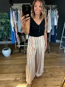 All Behind Us Striped Wide-Leg Pant