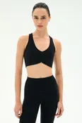 Airweight Bra with Ruching - Black